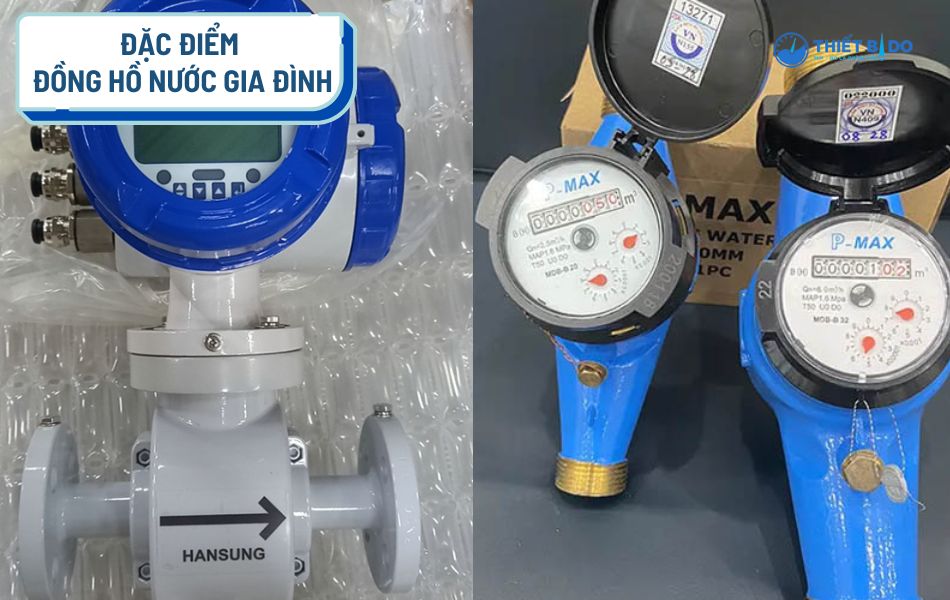 đặc điểm đồng hồ nước gia đình