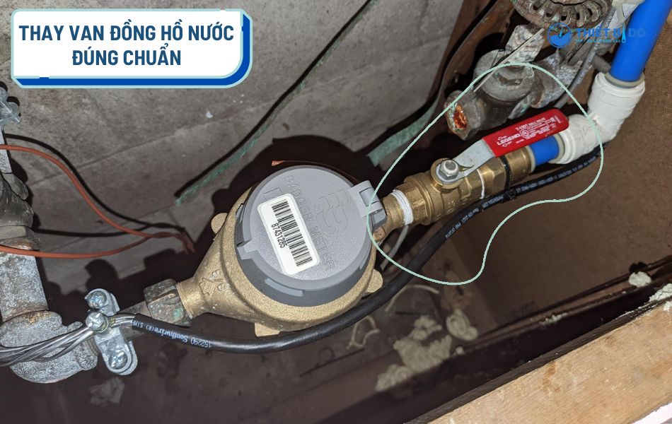 thay van đồng hồ nước