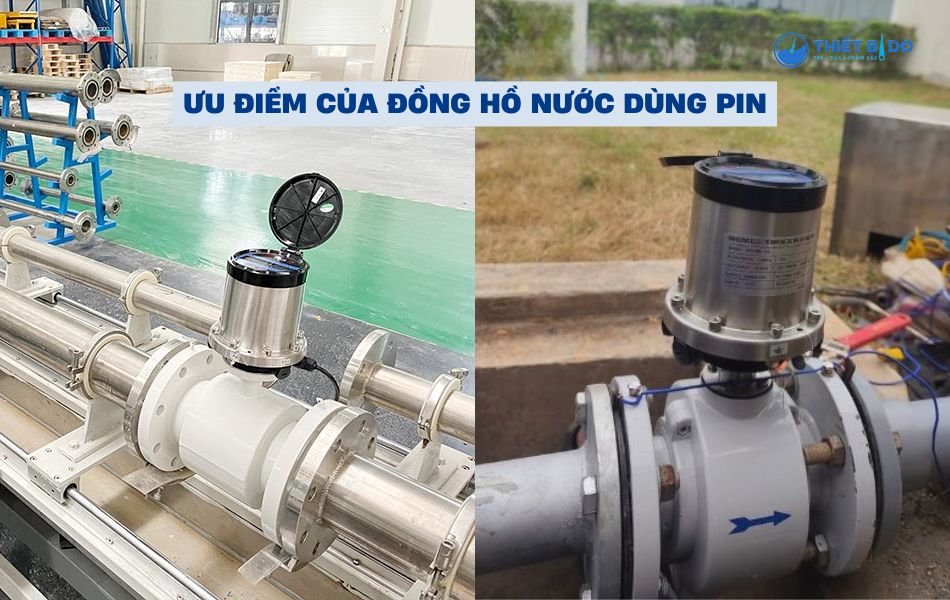 ưu điểm của đồng hồ nước dùng pin