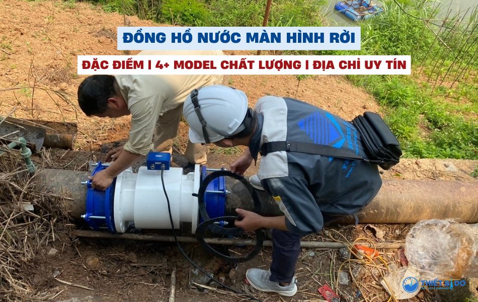 đồng hồ nước màn hình rời