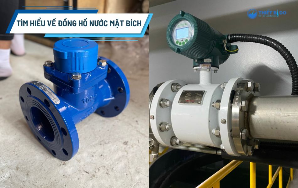 đồng hồ nước mặt bích