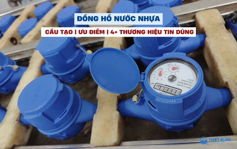đồng hồ nước nhựa
