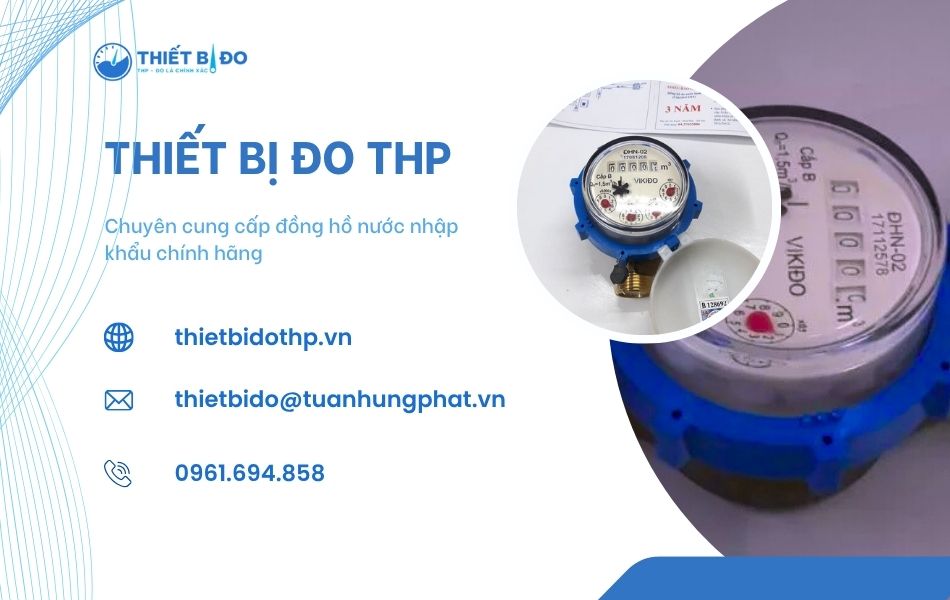 địa chỉ mua đồng hồ nước vikido