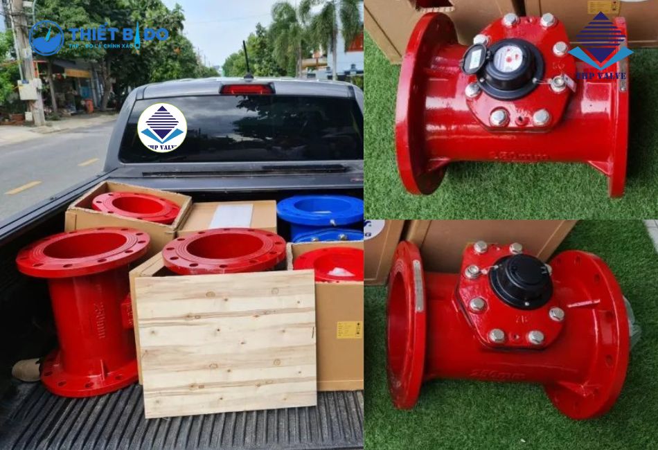 Đồng hồ đo nước nóng Flowtech DN250 chính hãng