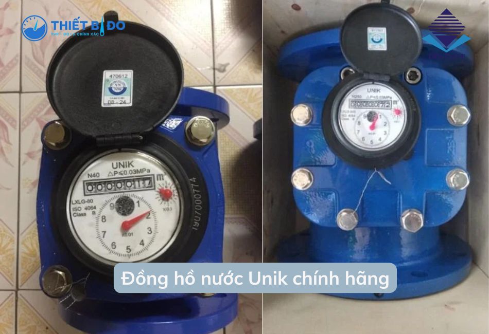 Đồng hồ nước sạch Unik DN150 chính hãng