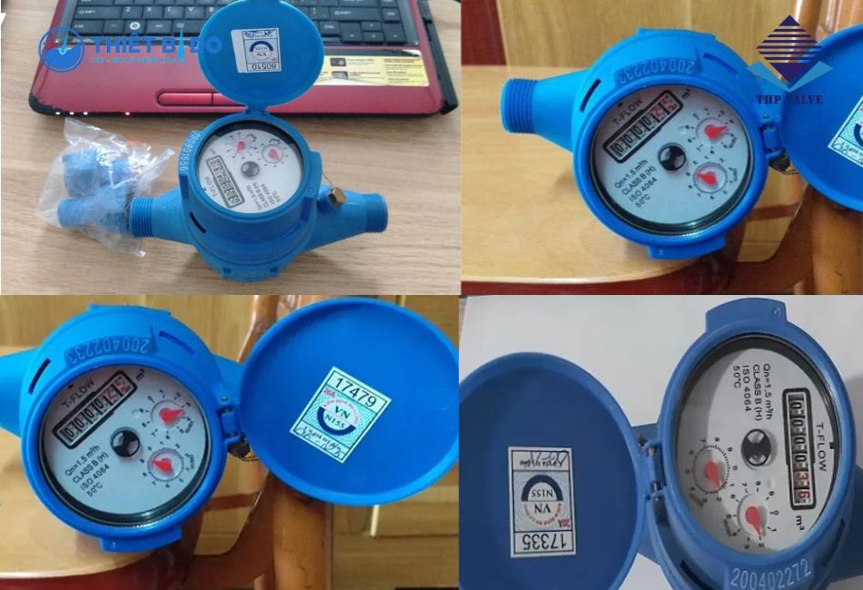 Đồng hồ nước T-Flow DN25 chính hãng