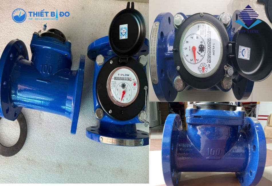 Đồng hồ nước thải T-Flow DN100 chính hãng