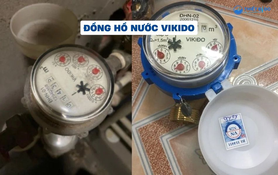 đồng hồ nước vikido