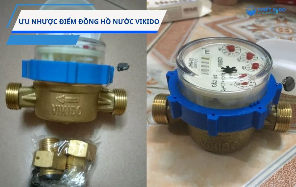 ưu nhược điểm đồng hồ nước vikido