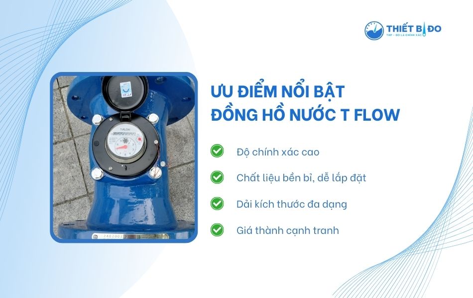 ưu điểm nổi bật đồng hồ nước t-flow