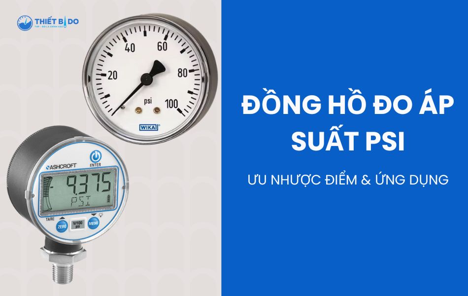 đồng hồ đo áp suất psi