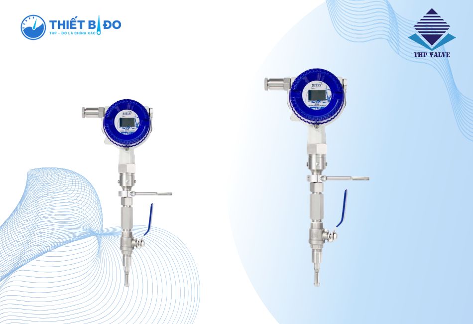 Đồng hồ đo lưu lượng khí Thermal Mass RIF800 chính hãng