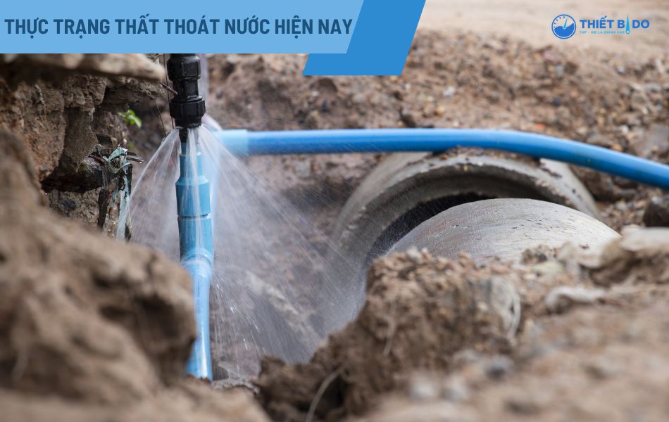 thực trạng thất thoát nước tại việt nam