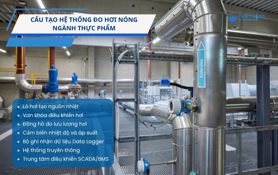 cấu tạo cơ bản giải pháp đo hơi nóng ngành thực phẩm