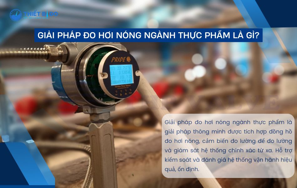 tìm hiểu chung về giải pháp đo hơi nóng ngành thực phẩm