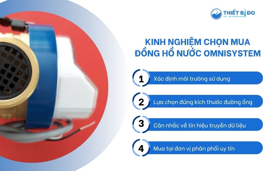 kinh nghiệm lựa chọn và sử dụng đồng hồ nước omnisystem