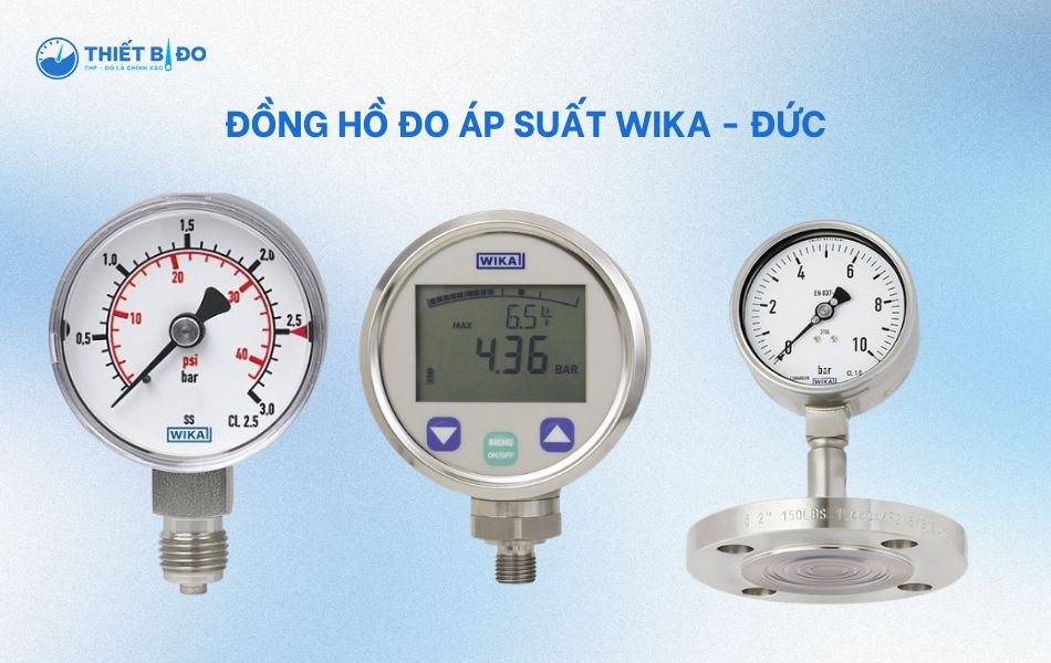 các loại đồng hồ đo áp suất wika đức