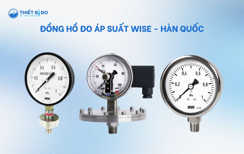các loại đồng hồ đo áp suất wise hàn quốc