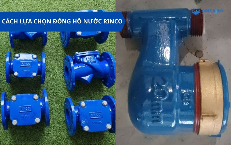 cách lựa chọn đồng hồ nước rinco