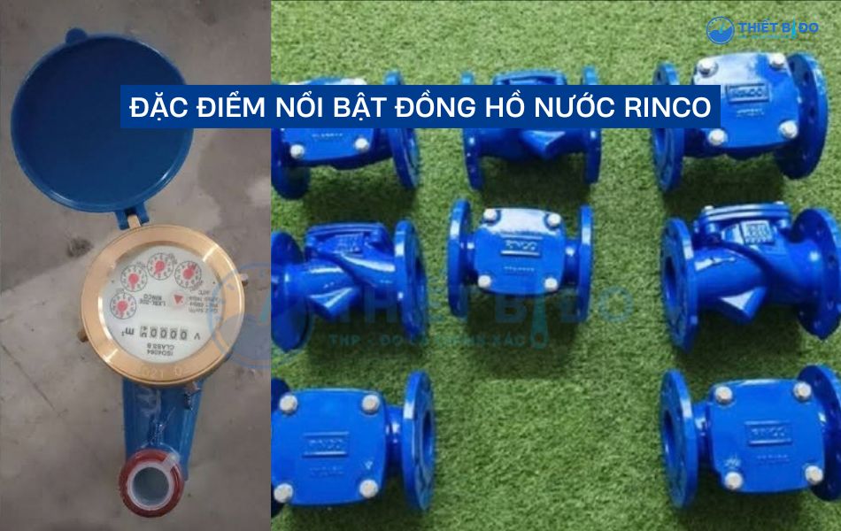 đặc điểm nổi bật của đồng hồ nước rinco