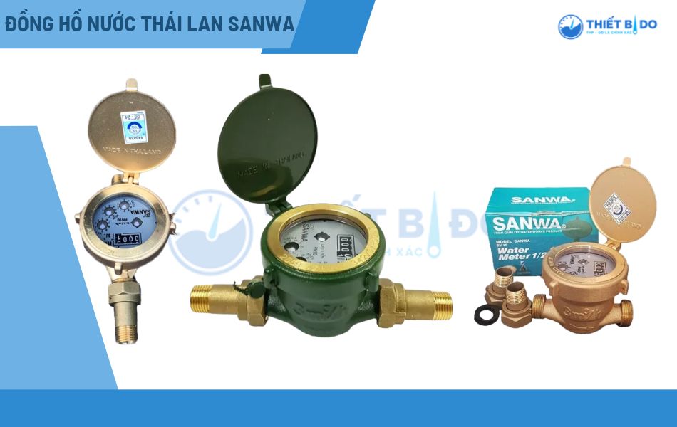 Đồng hồ nước Thái Lan Sanwa