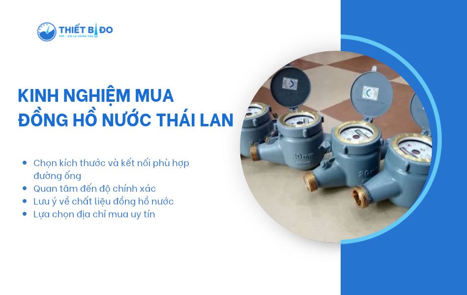 kinh nghiệm chọn mua đồng hồ nước thái lan