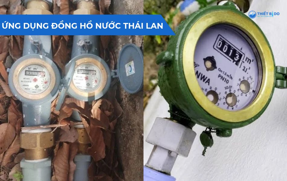 ứng dụng đồng hồ nước thái lan